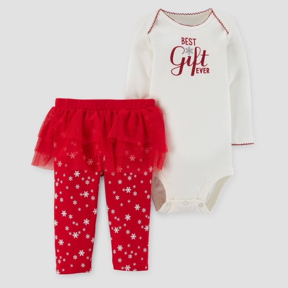 Just One You Carter's Holiday Tutu Set - Picture 3 of 3